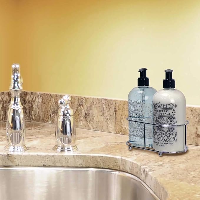 3 Pc Set - Watercress and Blue Sage Duo in Caddy