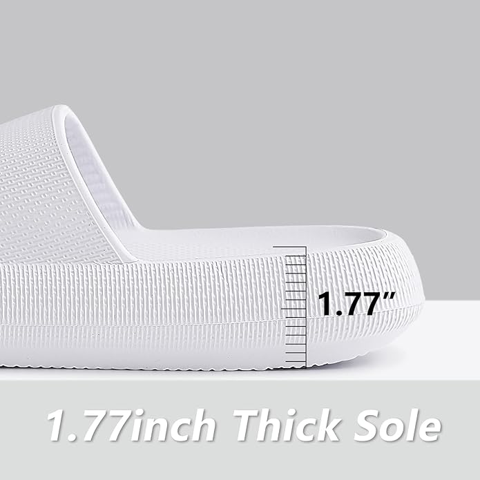 Menore Slippers for Women and Men Quick Drying, Parent-Child EVA Open Toe Soft Slippers, Non-Slip Soft Shower Spa Bath Pool Gym Beach House Sandals for Indoor & Outdoor