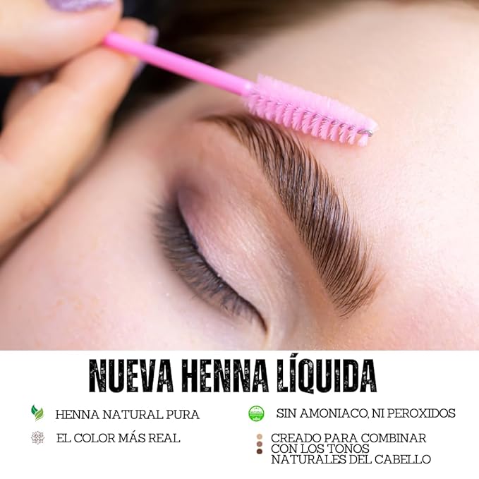Eyebrow Henna, for natural-looking coloring, 15 ml (Brown)