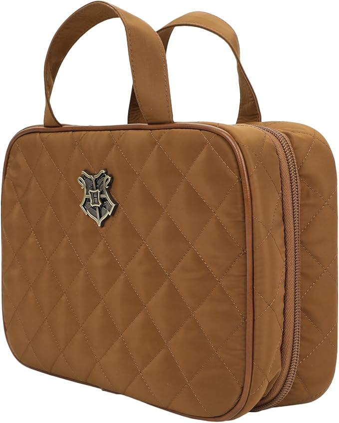 Bioworld Harry Potter Hogwarts Quilted Hanging Toiletry Bag