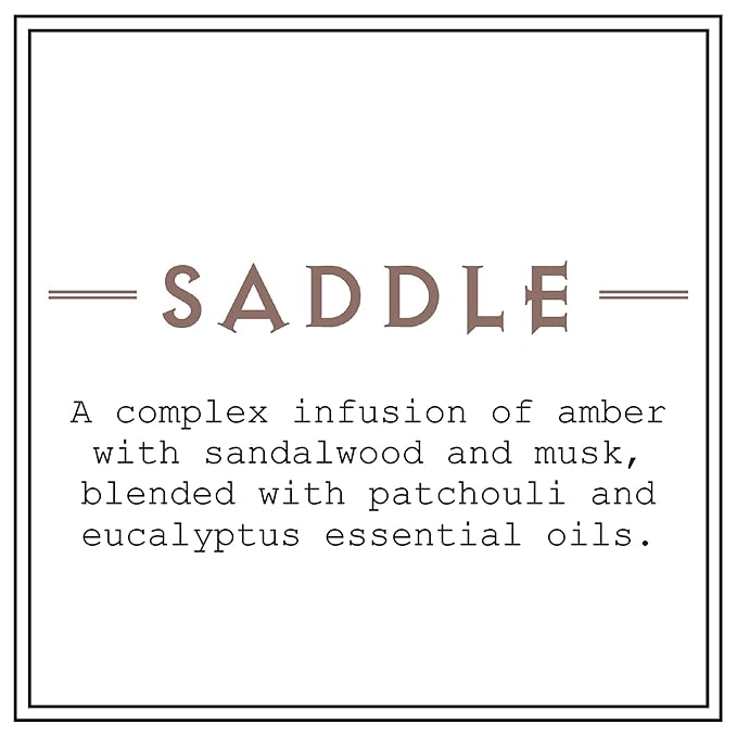 BARR-CO. Saddle Hand Soap – Natural Liquid Soap for Bathroom & Kitchen, Vegan, Moisturizing Formula, Amber, Sandalwood & Musk Scent 16 fl oz