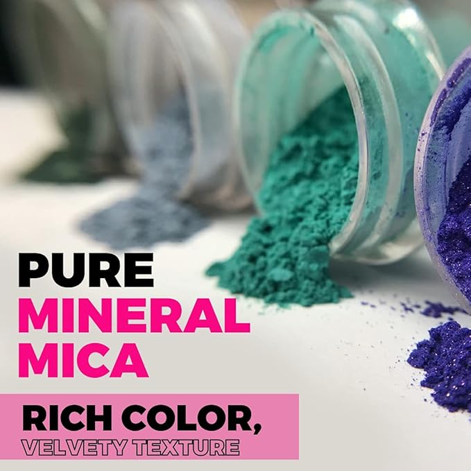 Concrete Minerals Eyeshadow, Silky- Smooth and Highly Pigmented, Longer-Lasting With No Creasing, 100% Vegan and Cruelty Free, Handmade in USA, 8 Grams Loose Mineral Powder (Peacock)