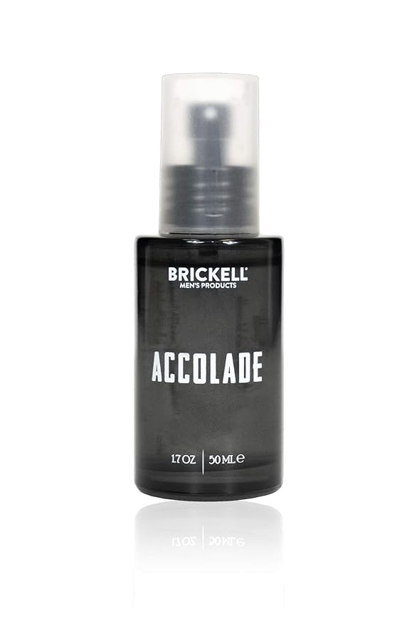 Brickell Men's Accolade Cologne for Men, Italian Bergamot, Cedarwood, Sandalwood, Lemon, and Guaiac Wood Scent, Natural and Organic, 1.7 Ounces