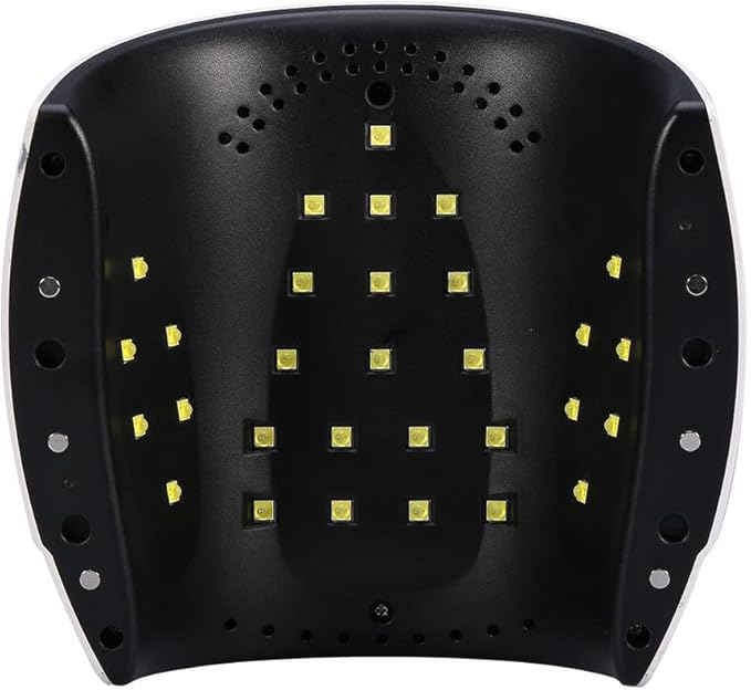 BOQUITE UV LED Nail Lamp Slipper Shape Nail Dryer Lamp for Nail Gel Polish Curing with Smart Sensor Manicure Pedicure Tool(White)