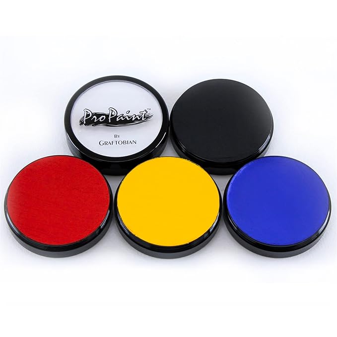 Graftobian Makeup ProPaint Face & Body Paint - Face Painting Set 5oz - Halloween Makeup - Costume Makeup for Adults - Body Paints for Adults - Face Paint Makeup - Skin Paint - Makeup Paint