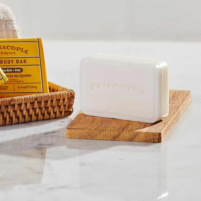 Pharmacopia Citrus Body Bar – Aromatherapy Body Soap with Natural & Organic Ingredients – Vegan Wash Bar for Men & Women, 4.4oz, Pack of 3