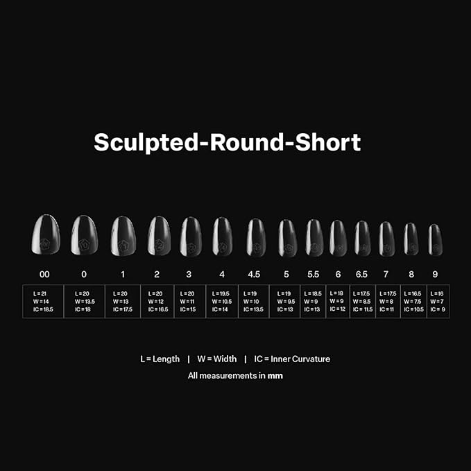 Apres Gel-X - Round Box - 2.0 Box of Tips 14 sizes 600 PCS