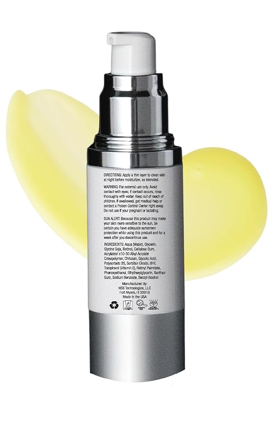 Su-Skin Retinol Serum 4% Vitamin A for Anti Aging, Dark Spots, Wrinkles