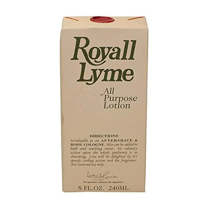 Royall Lyme Aftershave Lotion Cologne for Men, 8 Oz.