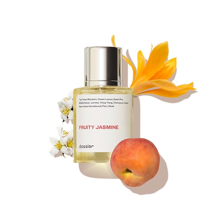 Dossier - Fruity Jasmine - Eau de Parfum - Perfume Luxury - Paraben-Free - Vegan - For Women - Fragrance 1.7 Fl oz (Spray 50ml)