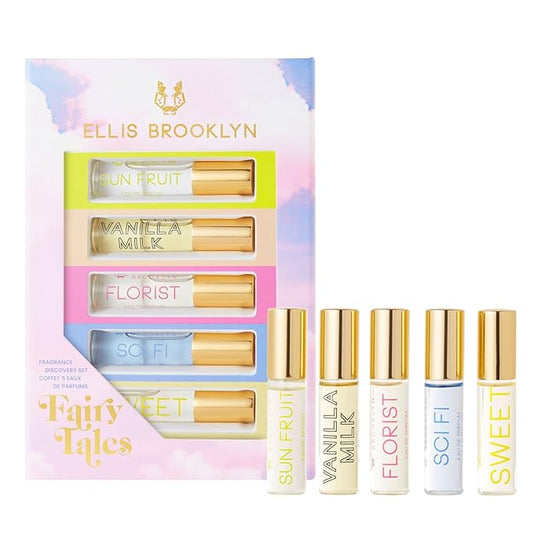 Ellis Brooklyn FAIRY TALES Eau De Parfum for Women - Rollerball Gift Set Perfumes, Gift Sets for Women, Clean Perfume, Long Lasting Perfume