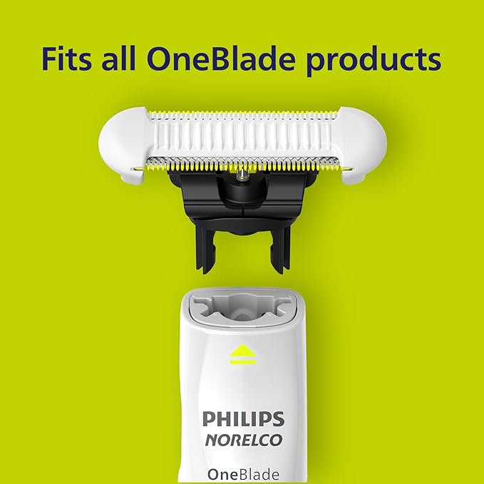 Philips Norelco OneBlade Skin Protect Replacement Blade, for OneBlade Electric Shaver and Trimmer, Durable Stainless Steel, Trim and Shave with Extra Skin Protection, 2 Count, QP229/80