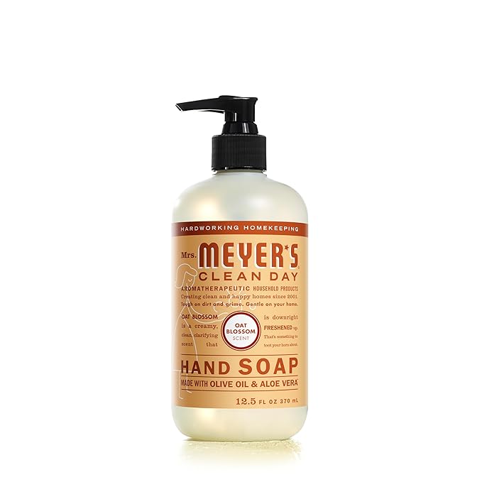 MRS. MEYER'S CLEAN DAY Liquid Hand Soap Oat Blossom Scent (12.5 Fl Oz (Pack of 6))