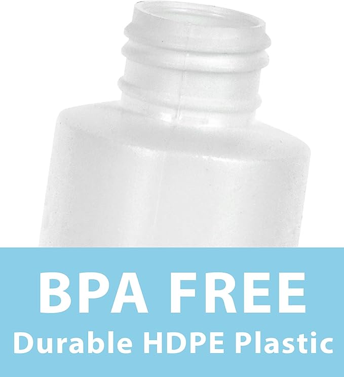 4 oz / 120 ml White Plastic HDPE Refillable Cylinder Squeeze Bottle with Gold Lotion Pump (12 Pack)