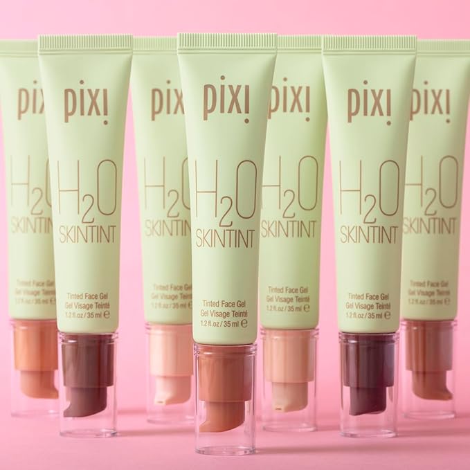 Pixi Beauty H2O SkinTint Tinted Face Gel, 1.2 fl oz / 35 ml, Vanilla