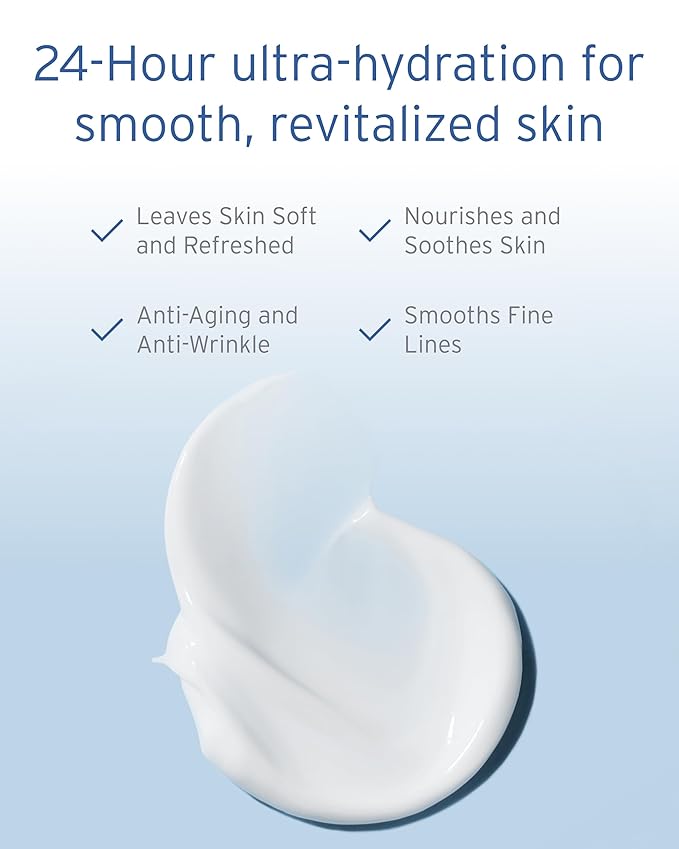 Kerstin Florian 24 Hour Moisture Creme | Anti Aging Face Moisturizer with Antioxidants & Vitamin E | Reparative Anti Wrinkle Cream to Smooth Fine Lines (1.7 fl oz)