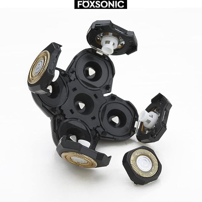 Upgraded 5-Blade Shaver Replacement Heads - Electric Razor Shaver Heads