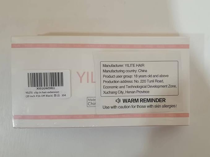 Yilite Clip in Hair Extensions - 20 Inch 120g 8pcs Real Human Hair Natural Silky Double Weft - Off Black