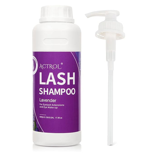 Lash Shampoo Lavender 500ml Eyelash Shampoo Lash Wash Shampoo Lash Cleanser Foam
