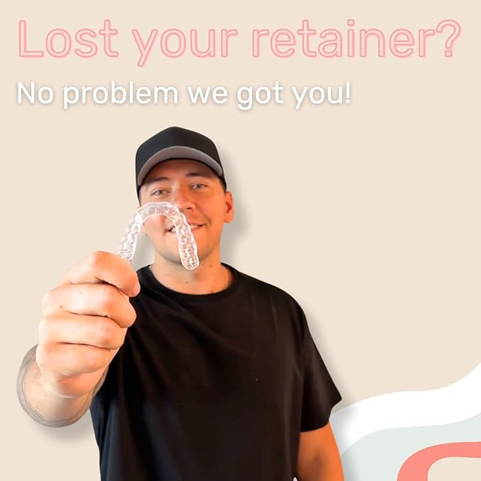 Custom Clear Dental Retainers Retainer Made in The USA | at Home Kit for Perfect Custom Fit Great for Replacement Retainers (Lower Only)