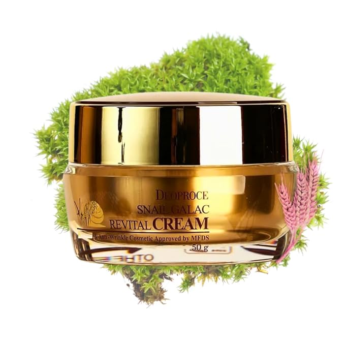 Deoproce Premium Snail Revital Premium Cream Snail Secretion Filtrate Korean Skin Care w/Galactomyces Ferment Filtrate, Volufiline, Anti wrinkle, Deep moisturizing Korean Day Cream