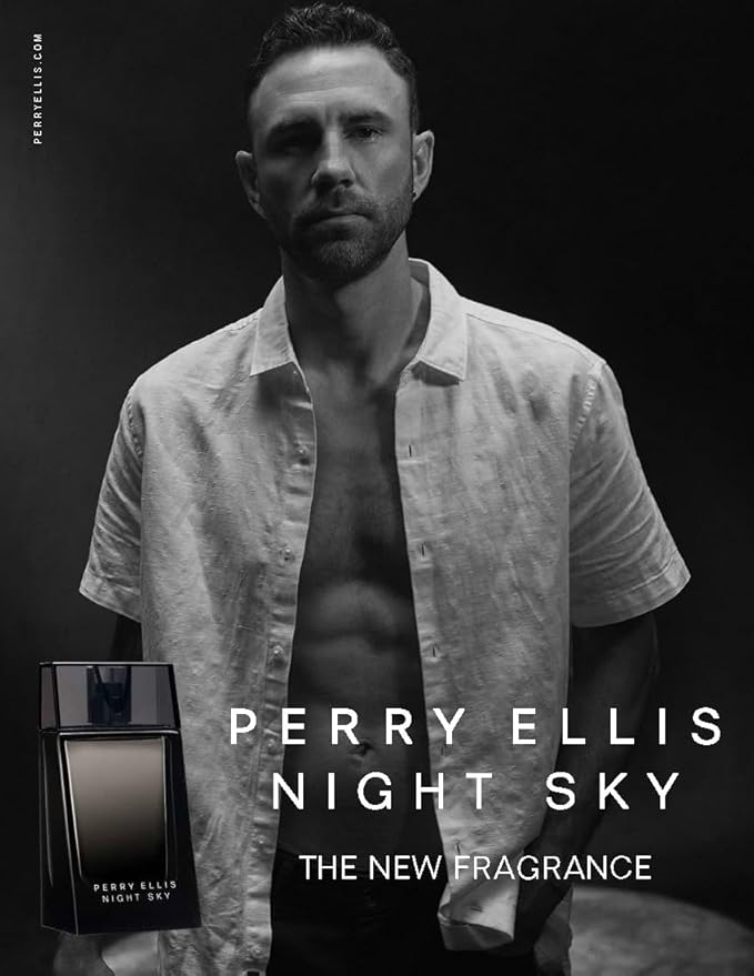Perry Ellis Night Sky - Men's Cologne - 3.4 fl oz Eau de Toilette - bergamot, anise, pear, fig, geranium, lavender, fir balsam, vanilla, vetiver, sandalwood