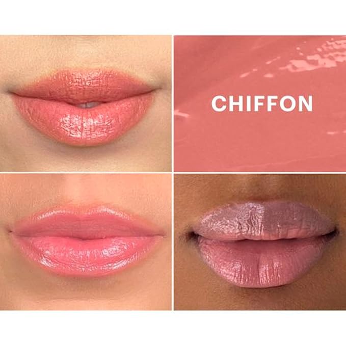 Glo Skin Beauty Cream Glaze Lip Crayon | High Shine Lip Color with Intense Saturation and Impressive Staying Power, (Chiffon)