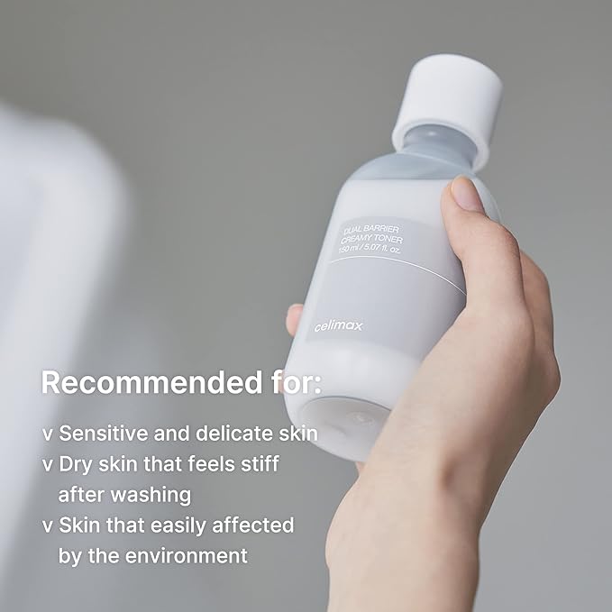 celimax Dual Barrier Creamy Toner & Long Lasting Cream Skincare Duo