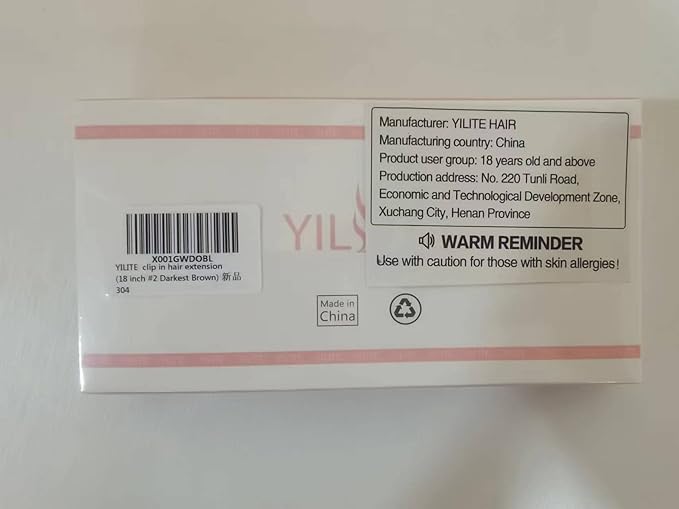 Yilite Clip in 18 Inch 120g 8pcs Real Human Hair Natural Silky Double Weft Hair Extensions (18inch #2 Dark Brown)