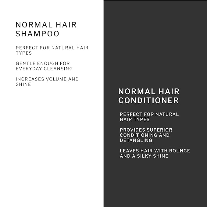SACHAJUAN Normal Hair Shampoo & Conditioner Set | Gentle Cleansing for Everyday Use | Adds Volume & Body | 8.45 oz (Set of 2)