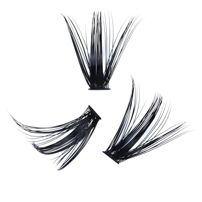 Eyelash Clusters LAUBESS Lash Clusters Individual Lashes Cluster Eyelash Extensions DIY at Home Waterproof Cluster Lashes (50D-D-9-16)