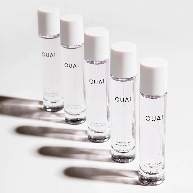 OUAI North Bondi Eau de Parfum Travel Size - Elegant Womens Perfume for Everyday Wear - Fresh Floral Scent has Notes of Lemon, Jasmine & Bergamot with Delicate Hints of Violet and White Musk (.34 Oz)