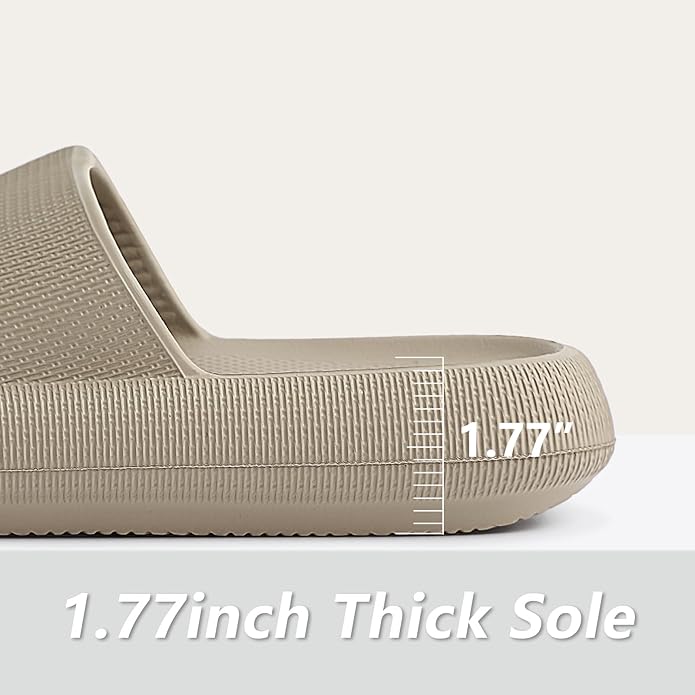 Menore Slippers for Women and Men Quick Drying, Parent-Child EVA Open Toe Soft Slippers, Non-Slip Soft Shower Spa Bath Pool Gym Beach House Sandals for Indoor & Outdoor