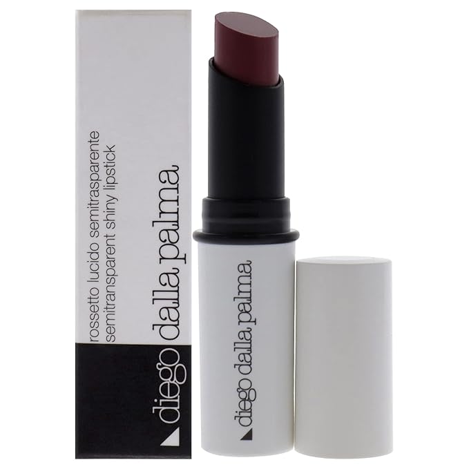 Diego dalla Palma Semitransparent Shiny Lipstick - Hydrates And Protects - Sheer Color - Luminous And Shiny Finish - Gives Plump And Smooth Lips - Long Lasting Wear - 149 Mauve - 0.1 Oz
