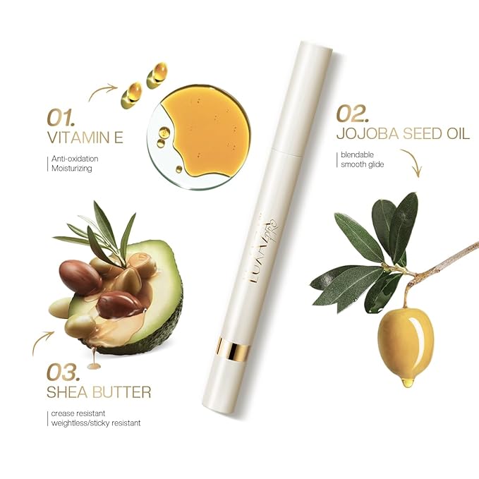 Cream Eye Shadow Eyeliner Makeup Sticks, Highlighter Brightener Pencil Classic-A016 + Multi-use-S5