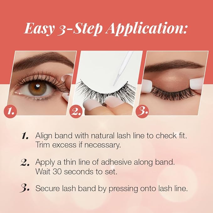 Ardell Strip Lashes Naked Lashes #424, 4 Pairs x 2-Pack