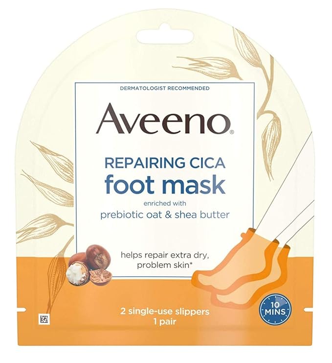 Aveeno Repairing Cica Foot Mask 3-Pack