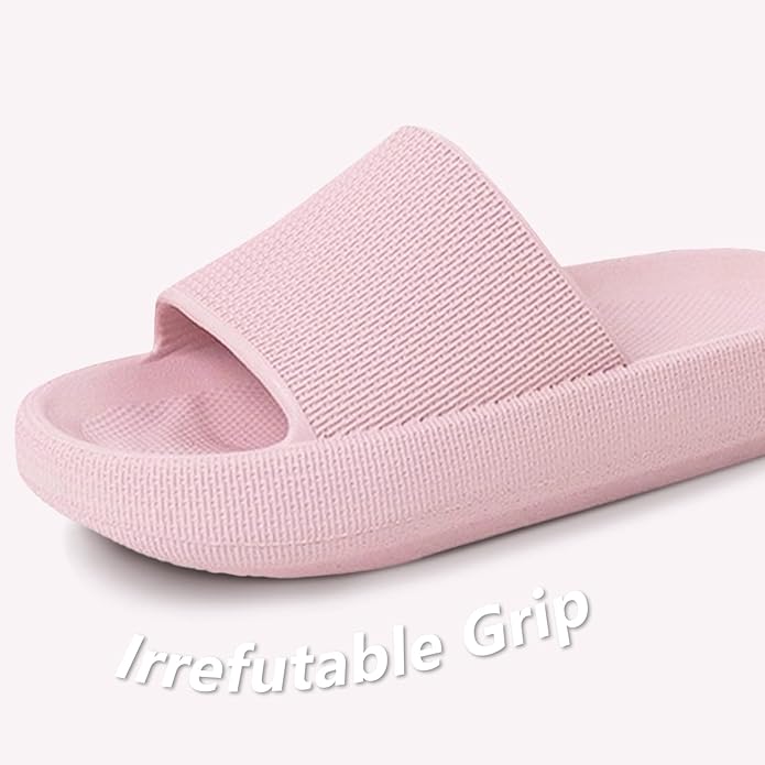 Menore Slippers for Women and Men Quick Drying, Parent-Child EVA Open Toe Soft Slippers, Non-Slip Soft Shower Spa Bath Pool Gym Beach House Sandals for Indoor & Outdoor