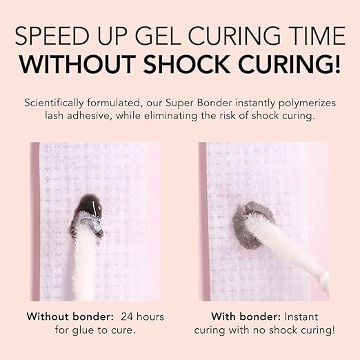 KIARA SKY LASH Super Bonder for Eyelash Extensions with Special Dropper | Glue Accelerator | Speed Up Drying Time | Increase Adhesive Bonding Power | Professional Use Only 15ml NOT A Glue
