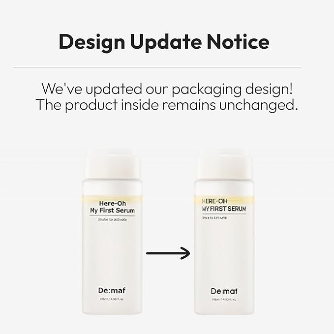 Here-Oh My First Hydrating Serum with Hyaluronic Acid | Bubble Texture Face Serum for Skin Barrier Repair and Glowing Skin | Korean Serum for Dry Skin & Sensitive Skin (4.90 fl oz)