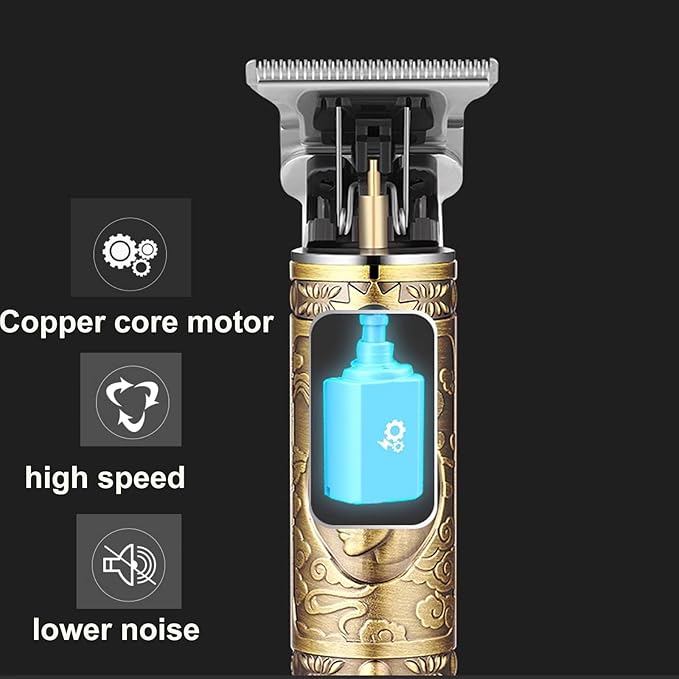 Professional Hair Trimmer Hair Clippers for Men Zero Gapped T-Blade Shaver Hair Cutting Electric Beard Trimmer Mens Grooming Kit with LCD Display Gifts for Men Fathers Boys