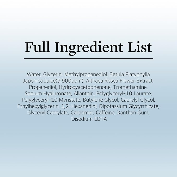 ROUND LAB Silver Birch juice moisturizing mask sheet 10ea set