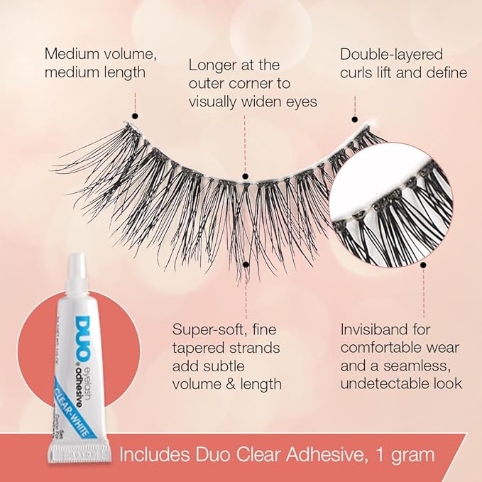 Ardell Strip Lashes Naked Lashes #424, 4 Pairs x 2-Pack
