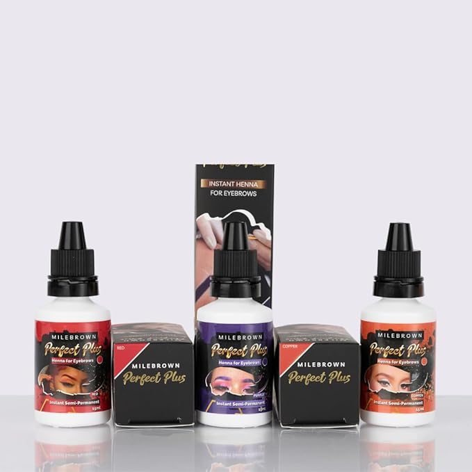 Eyebrow Henna, for natural-looking coloring, 15 ml (Copper)