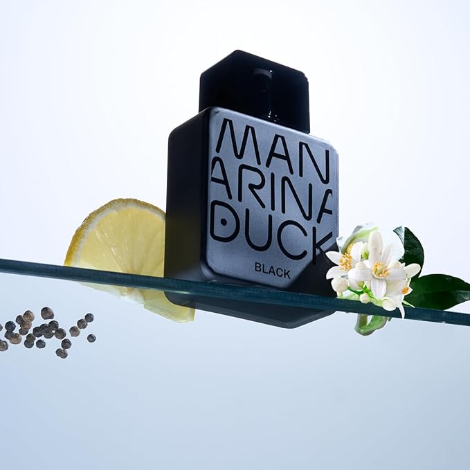 Mandarina Duck Black Eau De Toilette Spray for Men, 3.4 Ounce
