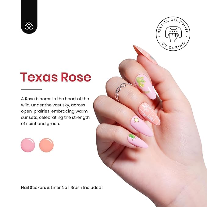 Beetles Pastel Gel Nail Polish Set 36 Colors Pink White Glitter with Base Matte and Glossy Top Spring Gel Polish Set Soak off UV Led Spring Gel Polish Holiday Nail Art for Women