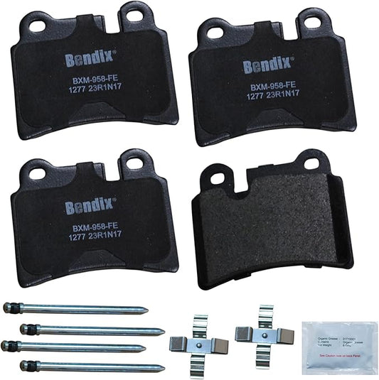 Bendix Priority1 CFM1277 Semi-Metallic Rear Brake Pads for Volkswagen Touareg 2006, Touareg 2010