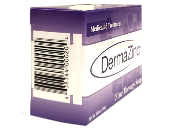 Dermalogix DermaZinc Zinc Therapy Soap Medicated Treatment - 5 Bars NEW LARGER SIZE