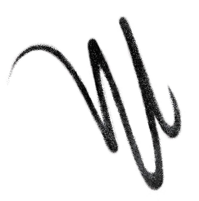 Rimmel London Exaggerate Waterproof Eye Definer Eyeliner, Highly Pigmented, Long-Wearing, Built-In Smudger, 261, Noir, 0.01oz