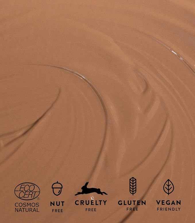 MÁDARA Organic Skincare | Luminous Perfecting Concealer 55 HAZELNUT – 4ml, Dewy finish, With hyaluronic acid, Natural concealer for dark circles and blemishes, Vegan, COSMOS natural certified.